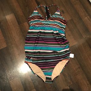 NWT* A Pea in the Pod Maternity Tankini